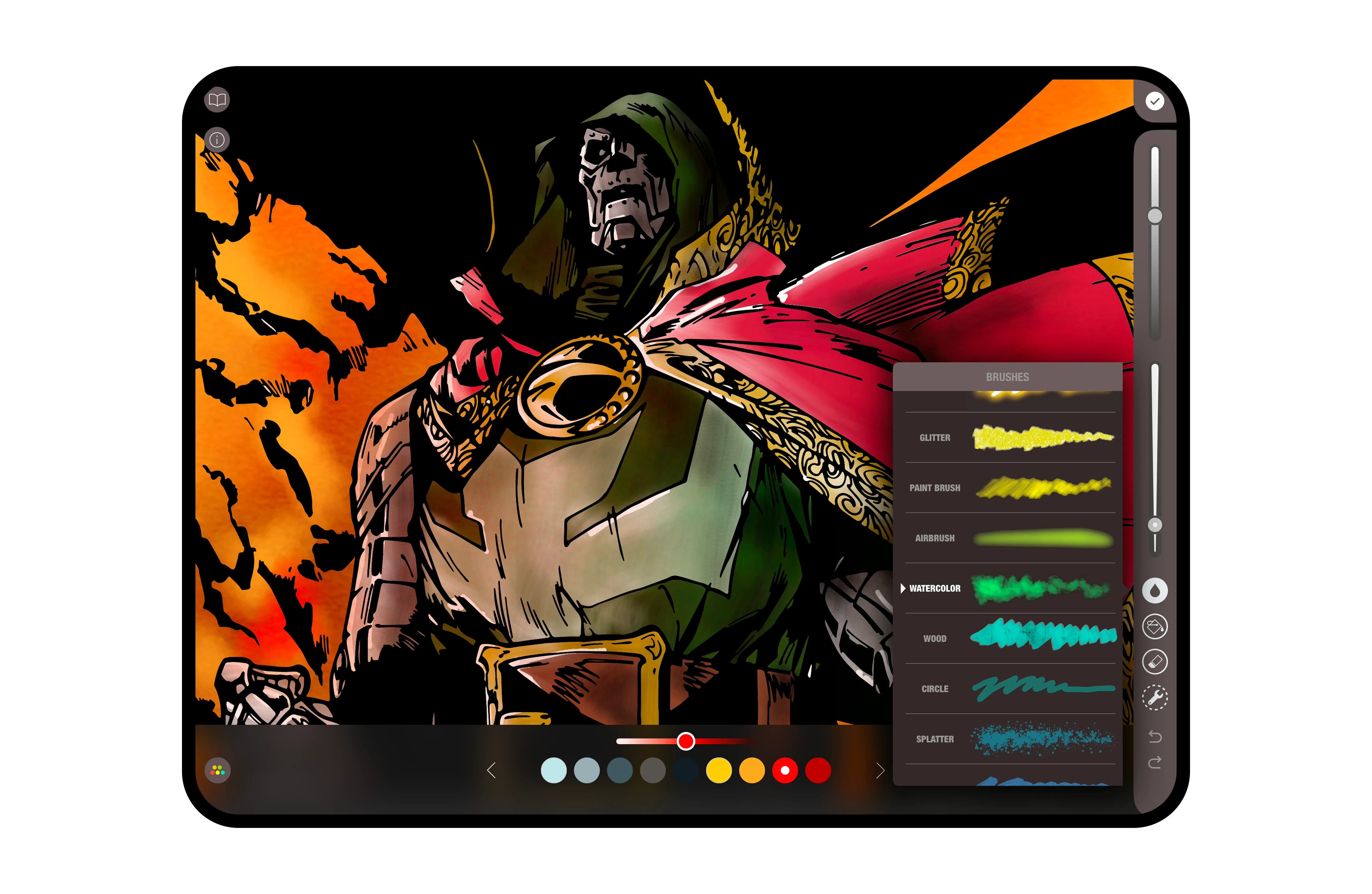 marvel slide ipad 1